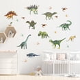 thumbnail image 2 of Juego De De Pegatinas De Pared De Dinosaurio 3D Para Decoración Del Hogar, Triceratops, Estegosaurio Para Habitación De Niños, Sala De Juegos, Dormitorio, Ventana, Pared4 Piezas Scienceny  HA017938-00, 2 of 5