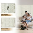 thumbnail image 5 of 6-Panel Room Divider, 6 ft Office Partition Walls Wood Divider Folding Portable Privacy Screen, Room Dividers and Folding Privacy Screens for Home, Room Separator Wall Dividers,White, 5 of 7
