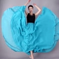 thumbnail image 2 of Falda de gasa de 720 grados para mujer, traje de baile de Ballet, ropa de práctica de bailarina Gitana, falda larga surtida, vestidos de fiesta, 2 of 5