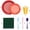 Rainbow, variant on 350 Pcs Rainbow Plastic Plates For Party, Rainbow Disposable Plates Set, 50 Of Each 9" Dinner Plate Set, 7" Dessert Plate, Cups, Napkins & Cutlery Plastic Dinnerware