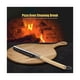 thumbnail image 3 of Tamaño alargado, mango ergonómico, alambre de latón duro de grado industrial, madera y diseño resistente que soportan remociones difíciles, cepillo para horno de pizza de 21 pulgadas con raspador,, 3 of 5