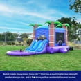 thumbnail image 3 of HeroKiddo Enchanted Forest Commercial Grade Bounce House Water Slide with Splash Pool for Kids and Adults (with Blower), Basketball Hoop, Outdoor Indoor, Wet Dry Combo, Inflatable, Birthday Party, 3 of 8