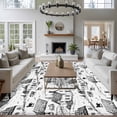 thumbnail image 3 of Large Area Rugs for Living Room Bedroom, Vintage Farmhouse 6'x9' Rug Washable Carpet Runner Indoor Outdoor, Country Farm Houses Cows Sheep Animal Non Slip Floor Mats Rug for Kitchen, Playroom, 3 of 8