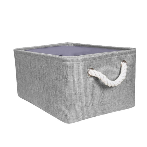Winty Home Textile Storage,1Pc Storage Basket,Storage Bins Cotton Rope Handles Fabric Baskets Clothes Storage Baskets