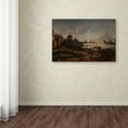 thumbnail image 3 of River View By Moonlight' Canvas Art by Aert van der Neer, 3 of 3