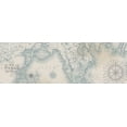 thumbnail image 2 of Allen, Candace 24x11 White Modern Wood Framed Museum Art Print Titled - Vintage Maps 3, 2 of 4