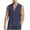 Navy, variant on Kilaqueen Cotton Linen Mens Shirts Button Down Lapel Solid Color Sleeveless Tank Tops Lightweight Casual Spring Summer Soft Tops with Chest Pocket