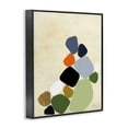 thumbnail image 2 of Stupell Industries Contemporary Cluster of Minimal Pebbles Black Framed Giclee Art, 16 x 20, by Ruth Fromstein, 2 of 8