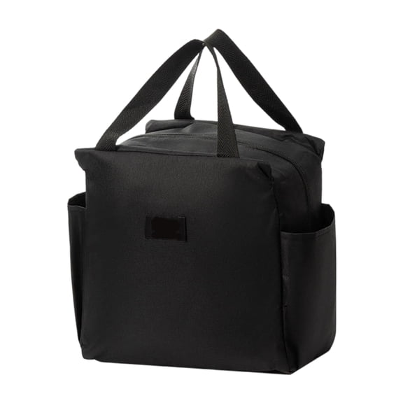 Oxford Zippered Handheld Picnic Bag, Insulated Portable Thermal Tote, Reusable Outdoor Cooler