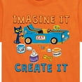 thumbnail image 3 of Pete The Cat - Imagine It Create It Race Car - Toddler And Youth Short Sleeve Graphic T-Shirt, 3 of 6