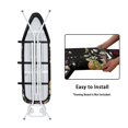 thumbnail image 5 of HELLHERO Butterfly Iron Padding Covers Iron Board Cover Stretch Elastic Fit Quick Install Protective Cover Adjustable Fastener with Snug Fit 15x54 Inch, 5 of 6