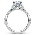 thumbnail image 3 of Oryn Jewel 1.8 Ct Asscher Cut Lab Created Diamond Twisted Vine Solitaire Engagement Ring - Solitaire with Accent Stones - 14K White Gold Over Jewelry - Ideal for Weddings and Special Occasions, 3 of 6