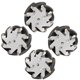 thumbnail image 4 of Juego de ruedas Mecanum de acero duradero, 4 Uds., 48mm, ruedas izquierda y derecha para coche Robot 14209, 4 of 15