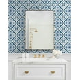 thumbnail image 5 of Daisy Bennett DB20502 18 ft. Sorento Tile Wallpaper, Navy, 5 of 9