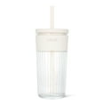 thumbnail image 1 of Ello Ava 18oz Glass Tumbler - Cream, 1 of 7