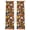 Black Orange, variant on Watercolor Floral Sheer Curtains 96 Inch Length 2 Panels Set Window Treatments, Spring Poppy Daisy Flowers Botanical Beige Rod Pocket Semi Curtains for Living Room/Bedroom/Kitchen, 104"W x 96"L