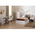 thumbnail image 2 of South Shore Hourra Twin Mates Bed with 3 Drawers, in Pure White, 2 of 10