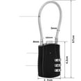 thumbnail image 2 of 2 candados para equipaje, candados para equipaje, candados de combinación de 3 posiciones, candados para equipaje, equipaje, puertas, 2 of 7