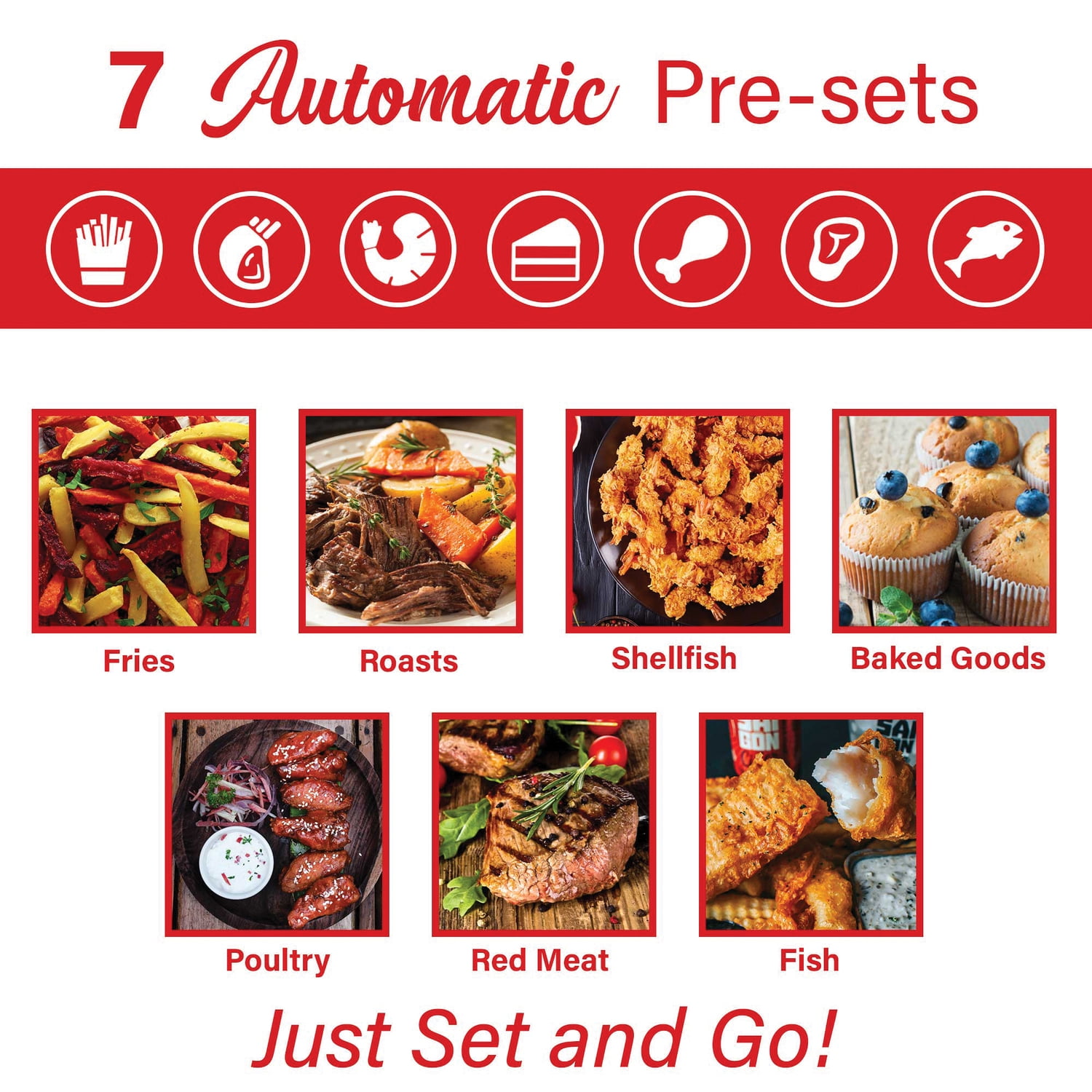 Brentwood 4 qt Electric Digital Air Fryer, Black