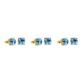thumbnail image 2 of Qarigey Brillo Stud Colgante Accesorios populares Aleación Fiesta Pendientes diario Varios Pendiente simple Boda Azul claro Type1 NO1, 2 of 6