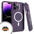 thumbnail image 2 of Xpression Cover for Apple iPhone 14 Pro 6.1" Magnetic Case Designed with MagSafe Compatible Military-Grade Hybrid Shockproof Phone Case - Purple, 2 of 9