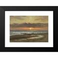 thumbnail image 2 of Carl Wuttke 24x17 Black Modern Framed Museum Art Print Titled - Sunset on Borkum (1892), 2 of 5