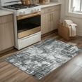 thumbnail image 2 of 2'x3' Entry Rugs, Washable Neutral Abstract Gray Indoor Rug, Soft Low Pile & Stain Resistant Carpet for Entryway Kitchen Front Door Kids Room, 2 of 10