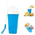 thumbnail image 5 of Slushie Maker Cup Quick Freeze Magic Squeeze Cup Milkshake Cup Ice Cream Maker Blue- kaili Sencillez, 5 of 5
