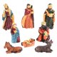 thumbnail image 1 of Personajes navideños de resina Set navideño con Niño Jesús y animales Escena navideña realista Decoraciones navideñas, 1 of 3