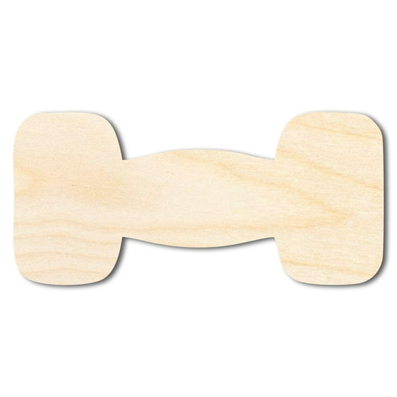 Unfinished Dumbbell Silhouette 10" / 3/4"