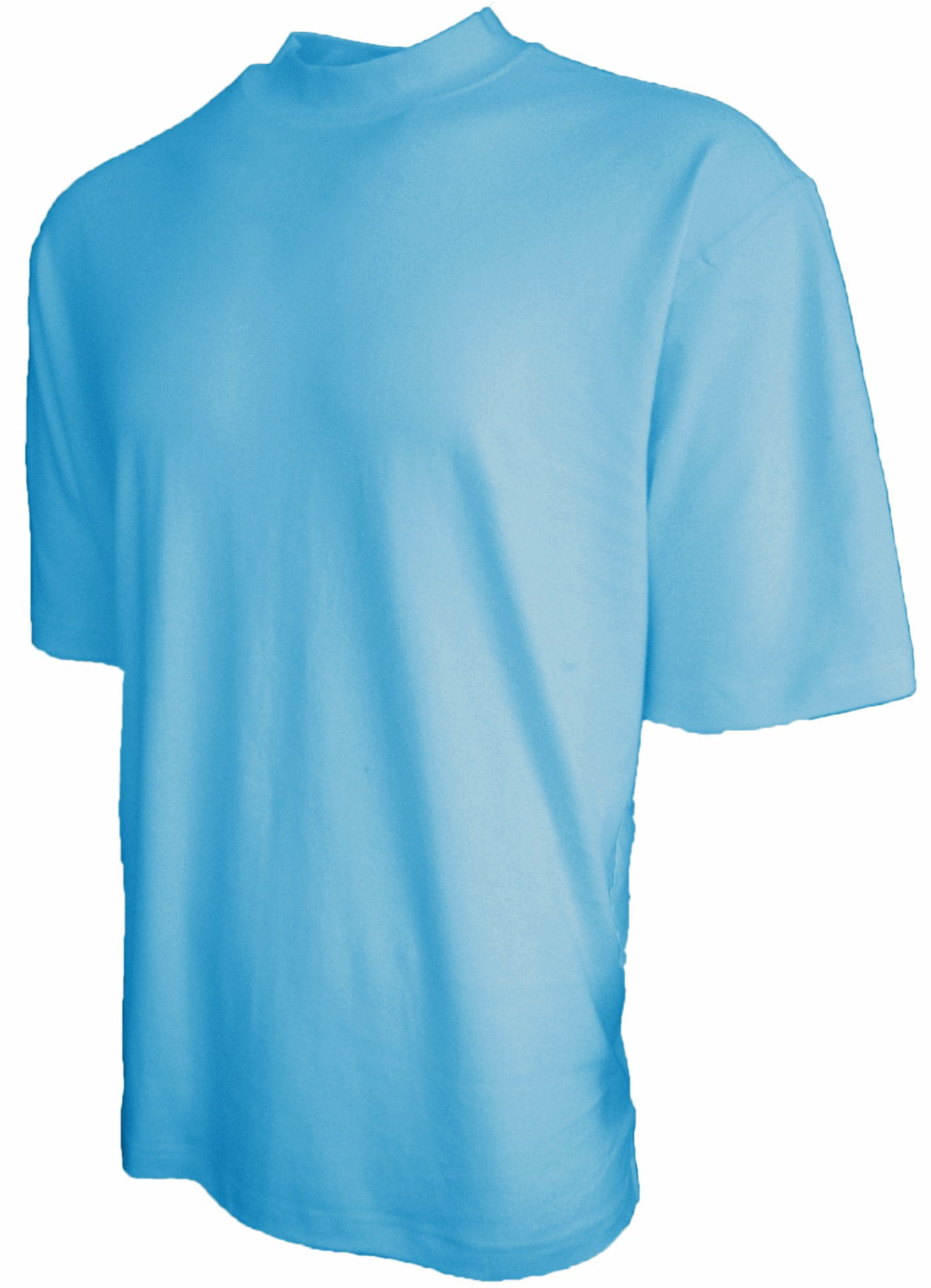 mens short sleeve mock turtleneck