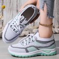 thumbnail image 3 of Women's Breathable Knit Slip-On Sneakers, Lightweight Casual Running Shoes, 3 of 10