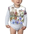 thumbnail image 6 of Bingfone Mess-Proof Baby Bib - Waterproof Bib For Baby Boy Or Girl With Food Catcher Pocket, Unisex-Herbs And Wildflowers, 6 of 8