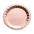 thumbnail image 5 of Balsa Circle 25 Rose Gold Geometric Round 9" Metallic Disposable Dinner Paper Plates Tableware, 5 of 8