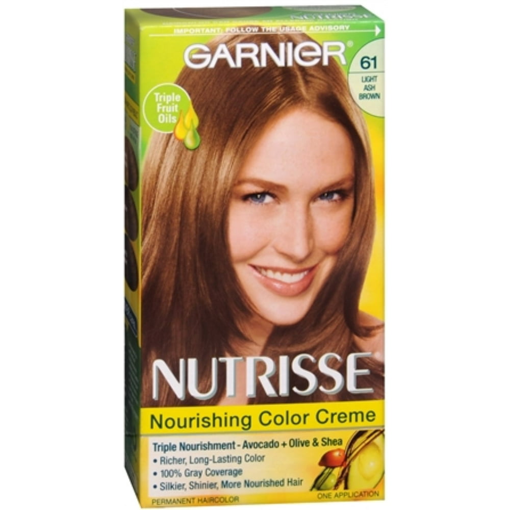 Garnier Nutrisse Haircolor 61 Mochaccino (Light Ash Brown) 1 Each