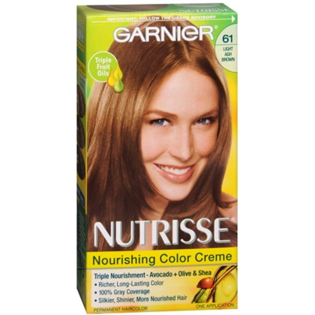 Garnier Nutrisse Haircolor - 61 Mochaccino (Light Ash Brown) 1 Each ...