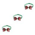 thumbnail image 2 of sweethay Collares para perros Pajarita Collar a cuadros ajustable Accesorios para mascotas Decoración Hebilla Regalos Cachorros Gatos Navidad Type1 NO1, 2 of 6