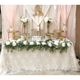 thumbnail image 5 of Lace Tablecloth 60×120 Inch for Rustic Boho Wedding Bridal Shower Party Decoration, Classy Rectangle Long Vintage Embroidered Reception Table Cloth Decor, 5 of 8