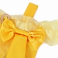 thumbnail image 5 of Bulala Princess Dress for Girls Costume Kids Off Shoulder Layered Toddler Halloween Cosplay Birthday Party Outfit up Yellow 120 cm 5-6 Years, 5 of 7