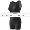 thumbnail image 2 of BLTIBY Workout Sets for Women 2 Piece Running Gym Outfits Breathable Summer High Waisted Biker Shorts with Yoga Sports Tank Top Light Blue Free Size, 2 of 4