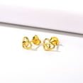 thumbnail image 6 of ChicSilver Gold Plated Stud Earrings Celtic Knot Sterling Silver Heart Earring for Women Hypoallergenic Jewelry | Clearance, 6 of 7