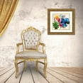 thumbnail image 3 of Brown,Victoria 13x12 Gold Ornate Wood Framed with Double Matting Museum Art Print Titled - Vibrant Floral, 3 of 4