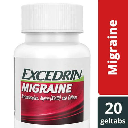 Excedrin Migraine Geltabs for Migraine Relief, 20