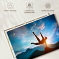 thumbnail image 6 of Elephant Stock Mountain Jump Wall Art - Horizontal Canvas Wall Art - Living Room Wall Decor - Sports Canvas - Teal And Blue Decor - 51" x 34", 6 of 8