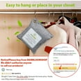 thumbnail image 4 of Bambloom Bamboo Charcoal Bags Odor Absorber,Air Purifying for Closet Fridge Car Home,200gX2,75gX1,50gX2, 4 of 4