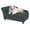 Dark Gray, variant on PINDEE Luxury Fancy Dog Couch with Hidden Storage, Small Dog Sofa Bed with 2" Soft Foam, Modern Pet Furniture for Puppies & Little Breeds, Brown