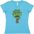 thumbnail image 3 of Inktastic Fruit of the Spirit Bible Quote Women's V-Neck T-Shirt, 3 of 5