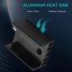 thumbnail image 3 of 10 Pcs 21x15x11mm Black Aluminum Heat Sink for TO-220 Mosfet istors, 3 of 5