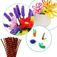 thumbnail image 4 of Multicolor Pipe Cleaners Craft Set Christmas Bouquet DIY Art Supplies Holiday Crafting Materials(C), 4 of 5