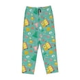 thumbnail image 4 of Naloa Happy Summer Print Women’s Ultra-Soft Comfy Pajama Lounge Pants with Pockets & Drawstring, 4 of 8